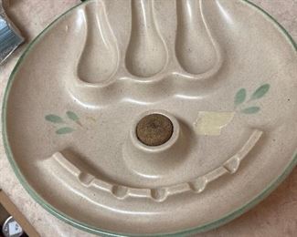 Pipe and cigarette ash tray mid century