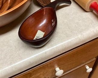 Hand carved dipper