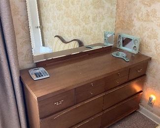 Vintage dresser with mirror