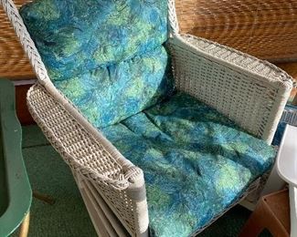 Wicker rocker