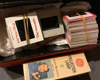 GE projector lamp, slides