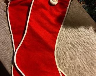 Vintage Christmas stockings
