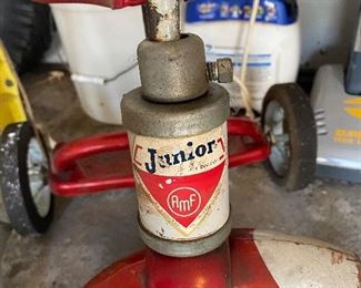 Close up of tricycle AMF Junior