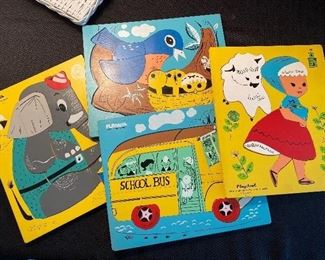 Playskool wood puzzles