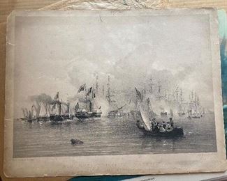 Queen Victoria etching