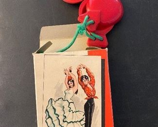 Vintage finger clappers in original box