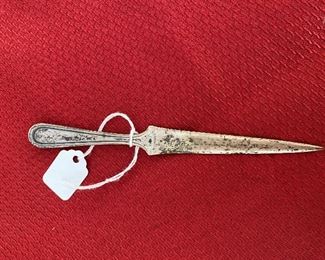 Sterling letter opener