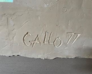 Frank Gallo signed and numbered "The Face." Measures 40" W x 46" H x 4" D. Photo 4 of 4.