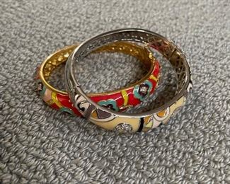 Sample of costume jewelry bracelets.