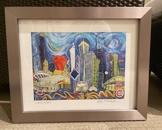 Nikki Pritchett "Chicago" signed by artist. Photo 1 of 3.