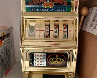 Mini slot machine.