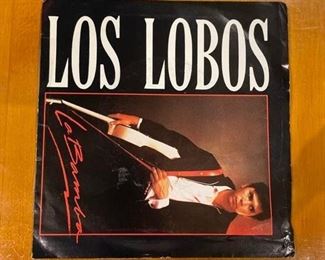 Los Lobos 45 vinyl record.