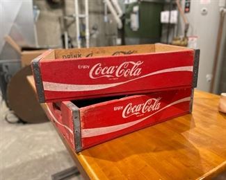 Coca Cola crates - 2 available.