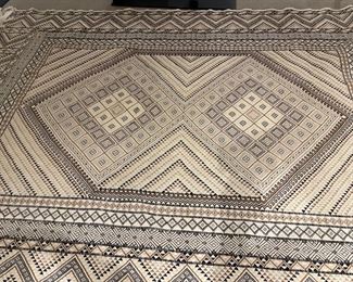 Tunisian Wool Rug. Measures 6' 8 x 9' 6". Photo 3 of 5.