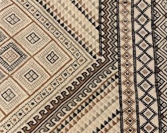 Tunisian Wool Rug. Measures 6' 8 x 9' 6". Photo 5 of 5.