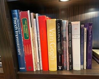 Sample of art books.