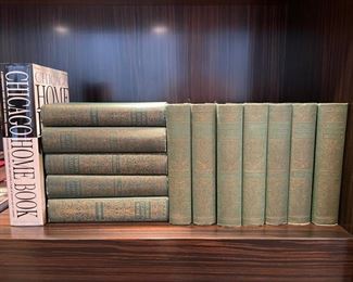 Sample of vintage books.