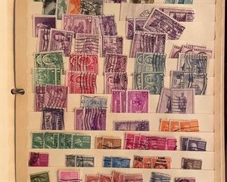 Sample of cancelled stamp collection. Photo 2 of 8.