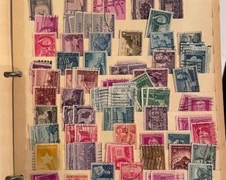 Sample of cancelled stamp collection. Photo 3 of 8.