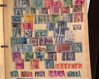 Sample of cancelled stamp collection. Photo 4 of 8.