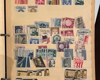 Sample of cancelled stamp collection. Photo 7 of 8.