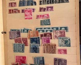 Sample of cancelled stamp collection. Photo 5 of 8.