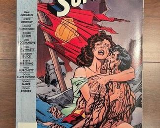 The Death of Superman comic book.