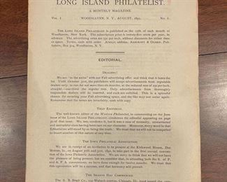 The Long Island Philatelist: Vol. 1 No. 6.