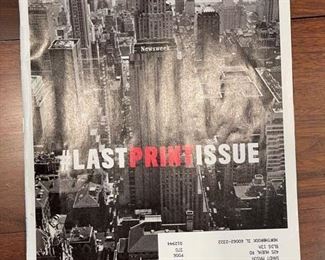 Newsweek #LASTPRINTISSUE