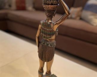 Cold cast bronze woman. Photo 2 of 2.