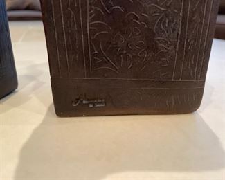 Pair of Foo Dogs (Made in Mexico). Each measures 8" x 4". Photo 2 of 3.