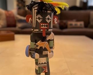 Hopi hand-carved Katchina dolls signed by artist. Photo 4 of 4.