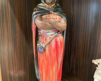 Royal Doulton “The Moor.” #2082. Measures 17" H x 5.5" W. Photo 1 of 2.