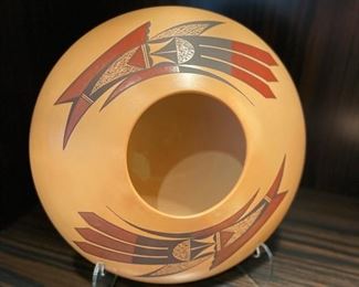 Steve Lucas (Tewa, Corn Clan, Polacca) pottery.
