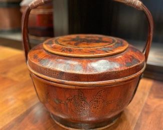 19th Century Wedding Basket. Zhejiang Provence, China. Circa 1860 - 1880. Photo 1 of 4.