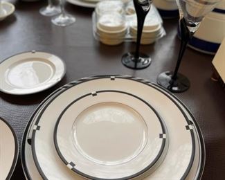 Mikasa Midnight fine china. Complete service for 12. Photo 1 of 5.