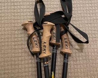 Leki walking sticks.