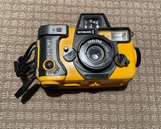 Motormarine II Sea & Sea underwater camera.