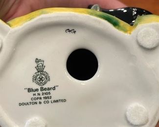 Royal Doulton "Blue Beard". Photo 2 of 2.