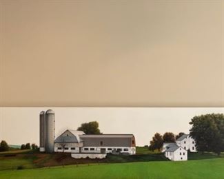 Original Richard Hensley commissioned by homeowner. Measures 24" x 110". Photo 1 of 4.