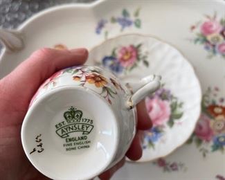 Sample of Aynsley Fine English Bone China. Photo 2 of 2.