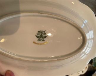 Sample of Tuscan Fine English Bone China "Golden Blossom." Photo 2 of 2.
