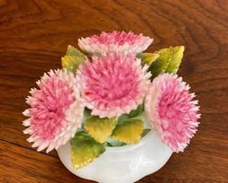 Porcelain Flower Figurine.