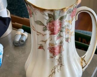 Antique Porcelain Pitcher. Photo 3 of 3.