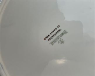 Homer Laughlin 22K Gold Trimmed Fine China. Photo 2 of 2.