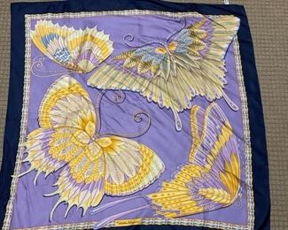 Ferragamo silk scarf. Photo 1 of 2.