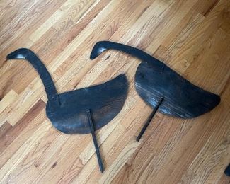 9 geese decoys