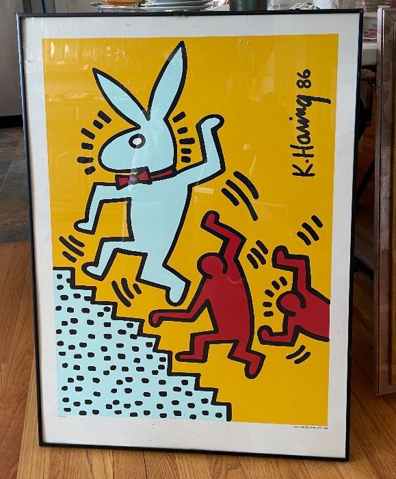 Haring print for Playboy