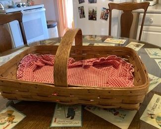 Oak split basket