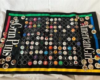 American girl Grin Pins